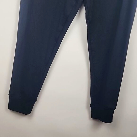 LOLE womens large black pull on tie waist jogger pants stretchy pockets nwot - Picture 4 of 7